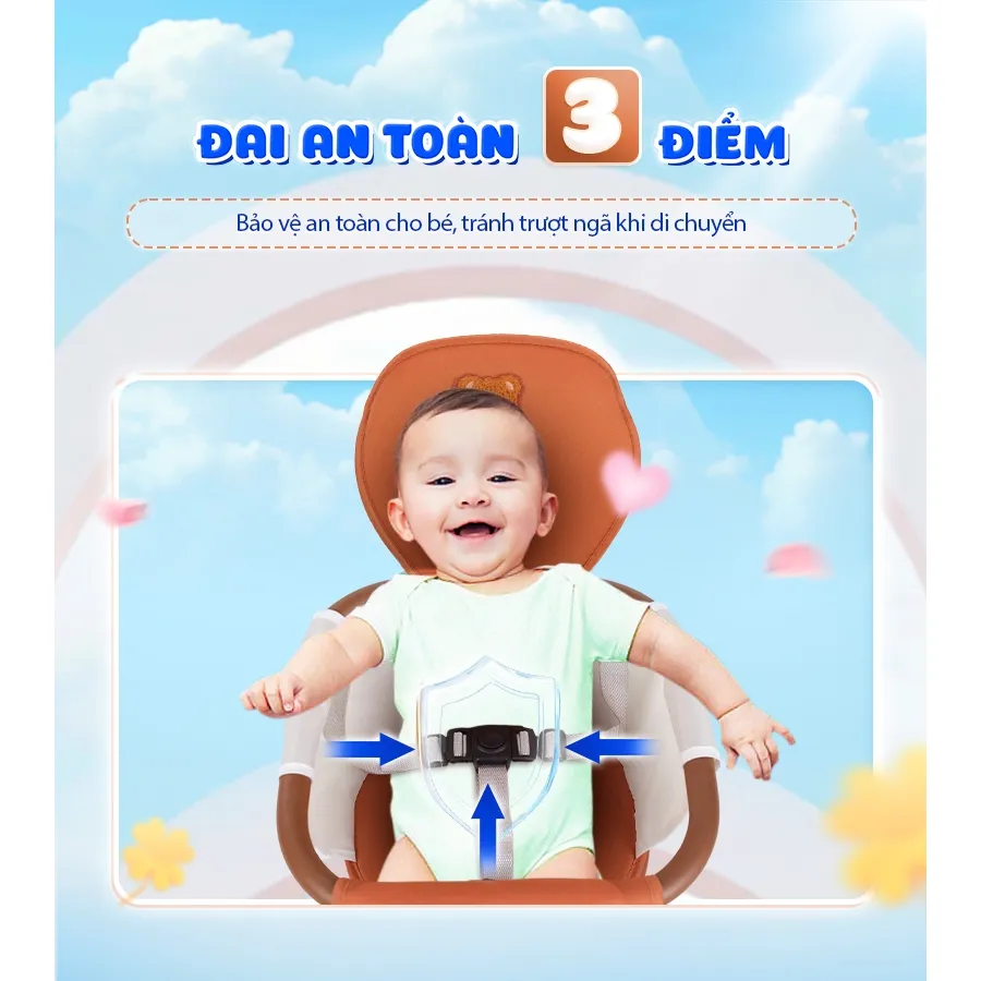 Ảnh Xe đẩy gấp gọn Chilux M22 - Ghế ngồi xoay 2 chiều, mái che tuỳ chỉnh linh hoạt 4