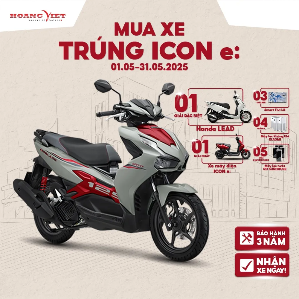 Ảnh Xe Máy Honda Air Blade 125 2025 - Phiên Bản Thể Thao 1