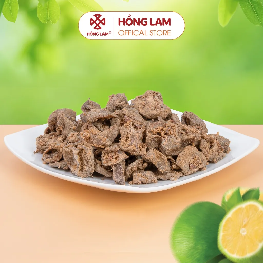 Ảnh Xí muội chanh Hồng Lam, dạng hộp. Có vị chua, mặn, ngọt 3