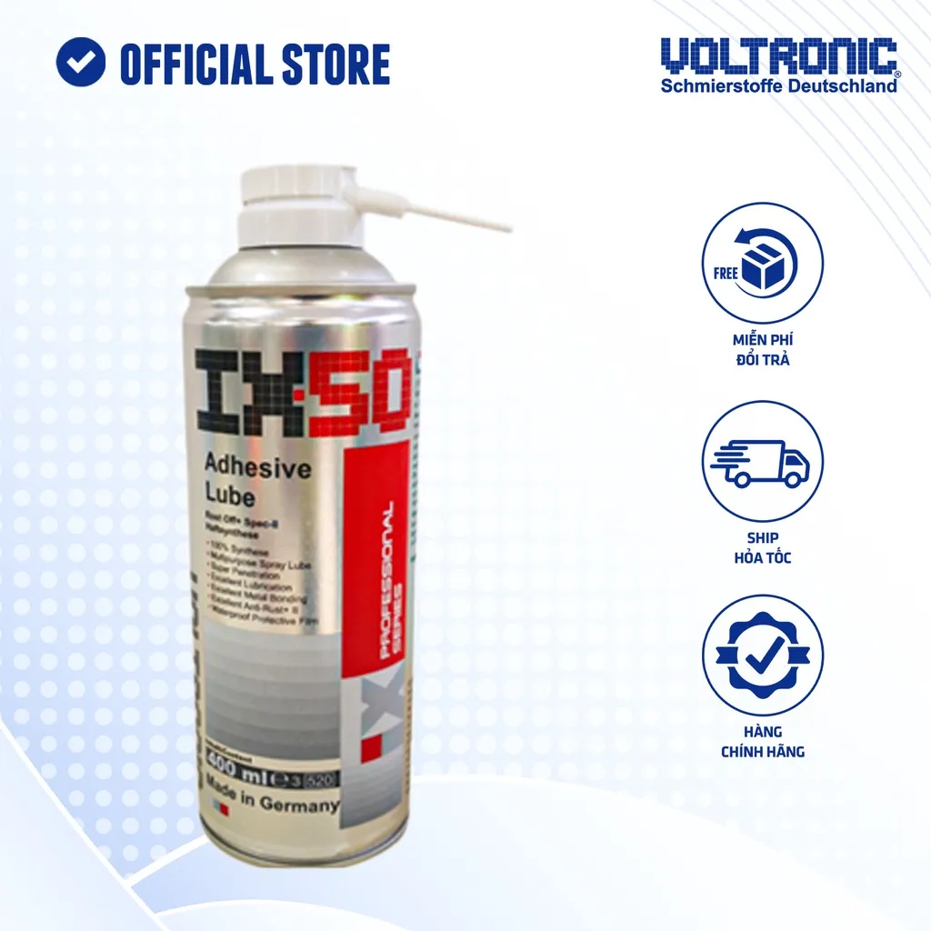 Ảnh Xịt dưỡng sên chống văng cao cấp nhập khẩu đức VOLTRONIC ix50 lube chain 1