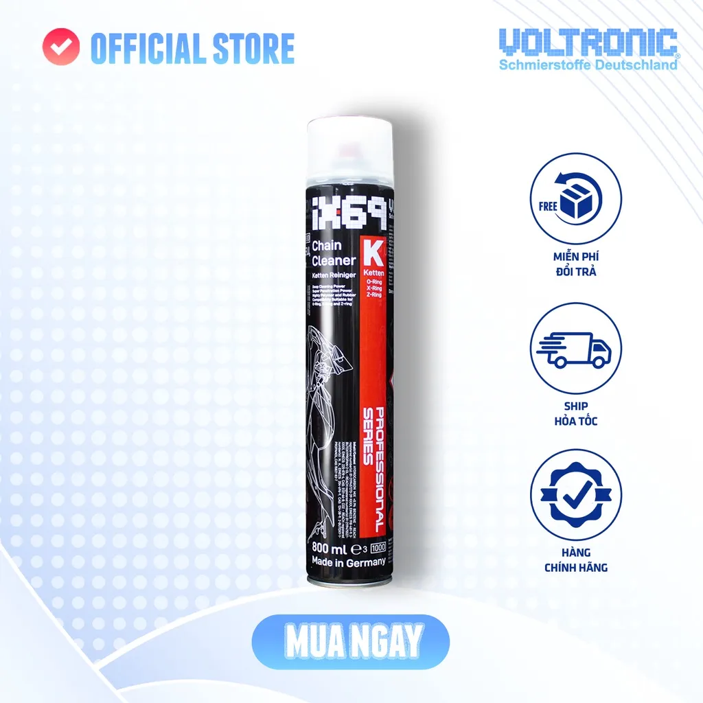 Ảnh Xịt rửa sên nhập khẩu chính hãng từ đức VOLTRONIC IX69 Jumbo 800ml - VOLTRONIC VIETNAM store 1