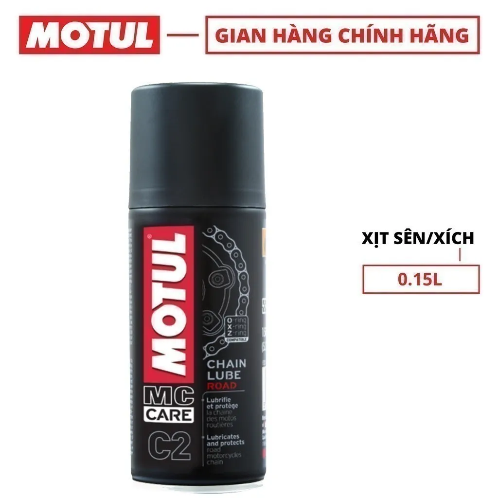 Ảnh Xịt sên / xích MOTUL C2 CHAIN LUBE ROAD 0.15L 1