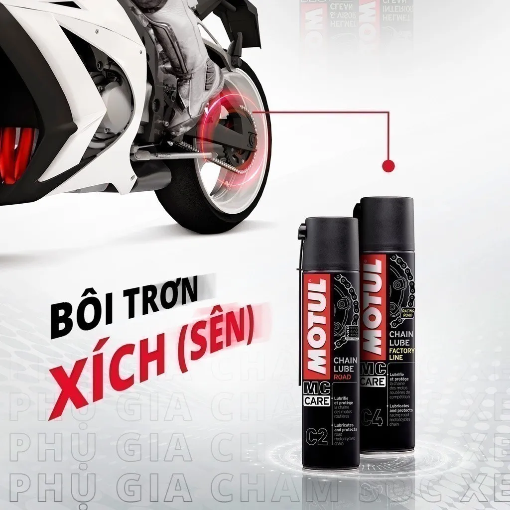 Ảnh Xịt sên / xích MOTUL C2 CHAIN LUBE ROAD 0.15L 2