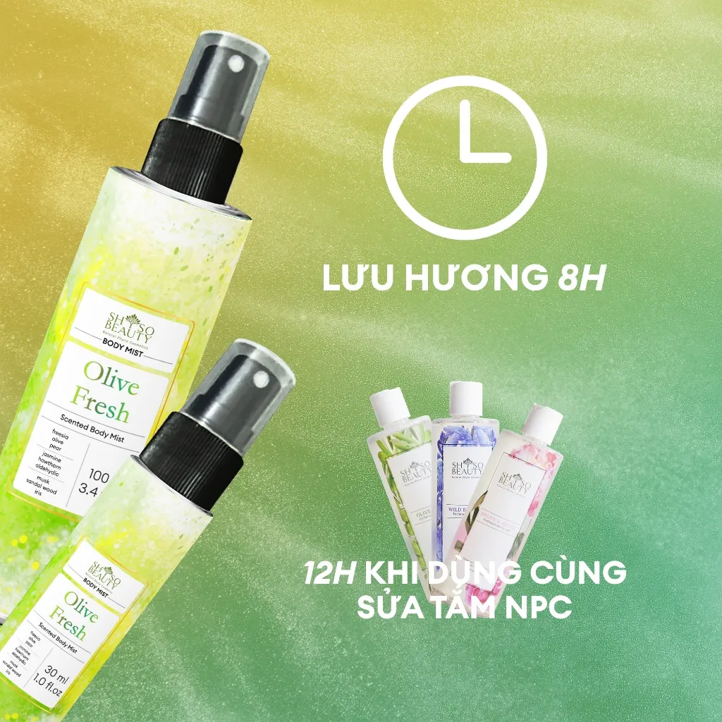 Ảnh Xịt thơm toàn thân Perfume Body Mist SHSO Beauty dành cho Nam và Nữ - NPC PHAR 3