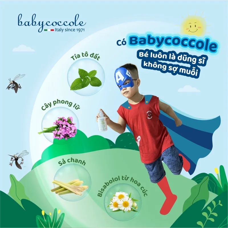 Ảnh Xịt xua muỗi Babycoccole 0M+ chống muỗi đốt cho bé và cả gia đình, chiết xuất tía tô đất và cây phong lữ 125ml 4