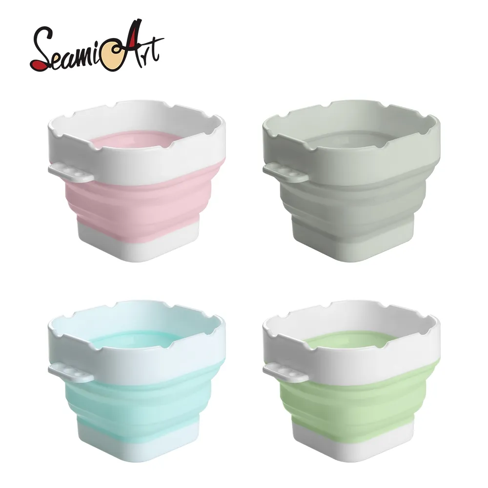 Ảnh Xô đựng màu nước SEAMIART mini có thể gấp gọn tiện dụng 1