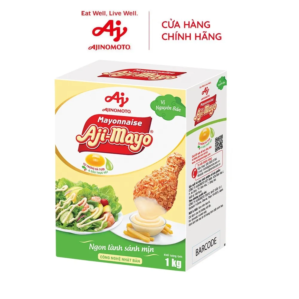Ảnh Xốt Mayonnaise Aji-mayo® Vị Nguyên Bản 1kg/Hộp 1