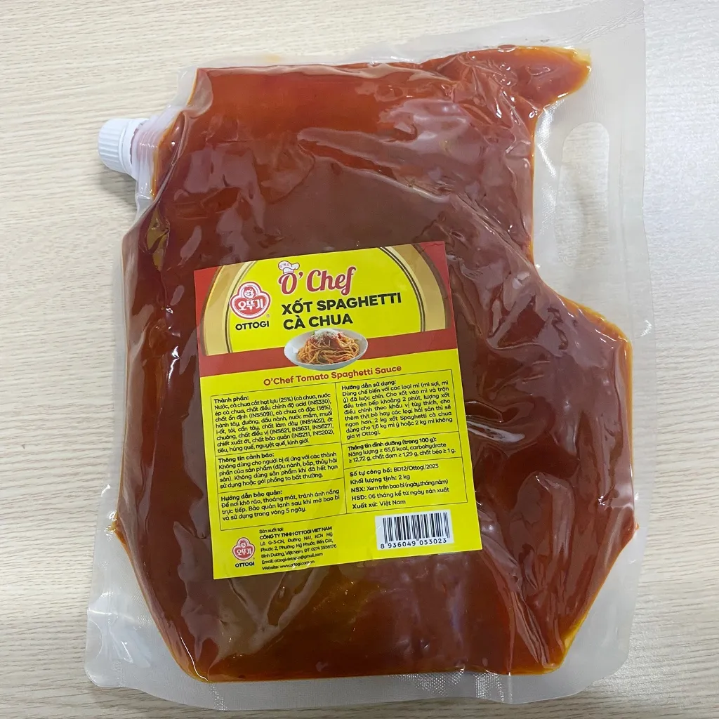 Ảnh Xốt Spaghetti vị cà chua O'chef Ottogi 2kg 1