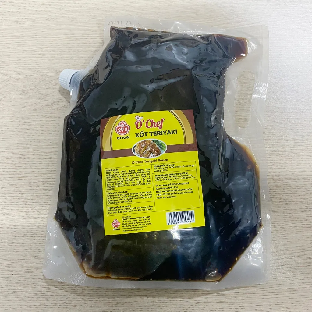 Ảnh Xốt Teriyaki O'chef Ottogi 2kg 1