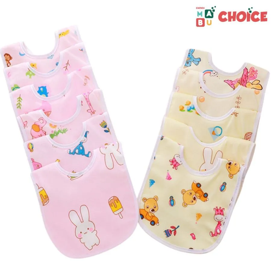 Ảnh Yếm Ăn Dặm Cho Bé Chống Thấm Hình Chữ U Cho Bé Trai Và Bé Gái 1