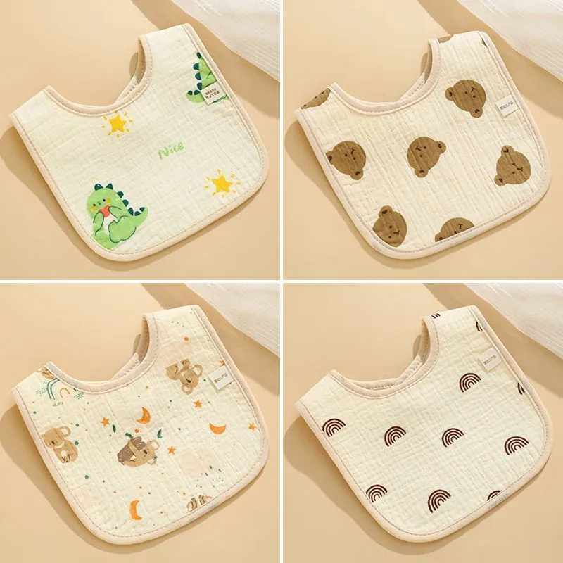Review Yếm Chống Thấm Muslin Kidsworld: An Toàn, Siêu Thấm Cho Bé