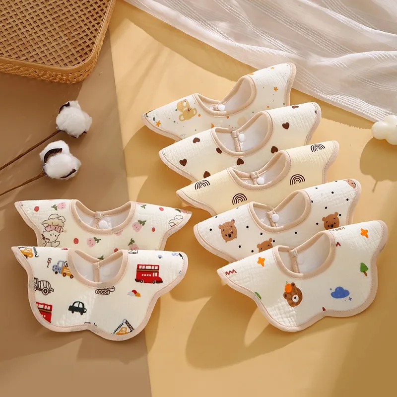 Đánh Giá Yếm Dãi, Yếm Ăn Dặm Tròn Xoay 360 Muslin Siêu Thấm Hút - Chỉ 15K!