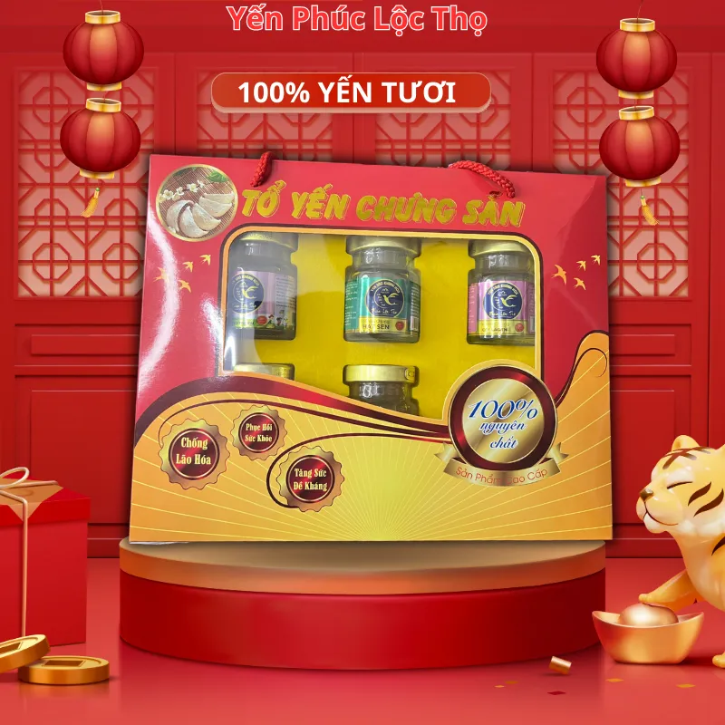 Ảnh Yến chưng sẵn Táo đỏ Combo 6 hũ ,35% hàm lượng yến tươi trong hũ 70ml, Tổ Yến Sào Khánh Hòa Phúc Lộc Thọ. 4