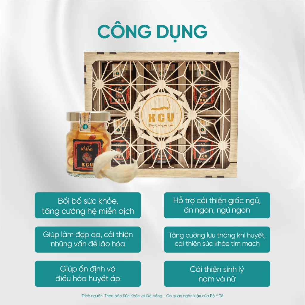 Ảnh Yến Đông Trùng Hạ Thảo Kim Cương Vàng - Dưỡng Da, Ngăn Ngừa Lão Hóa, Hỗ Trợ Điều Hòa Huyết Áp (6 Lọ/Hộp x 70ml/Lọ) 3