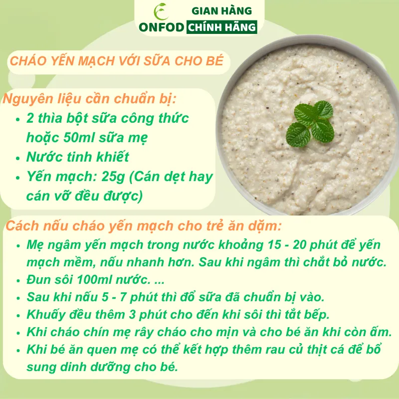Ảnh Yến mạch ONFOD cán dẹt cán vỡ, ngũ cốc giảm cân healthy cho người ăn kiêng tập gym 500g 3