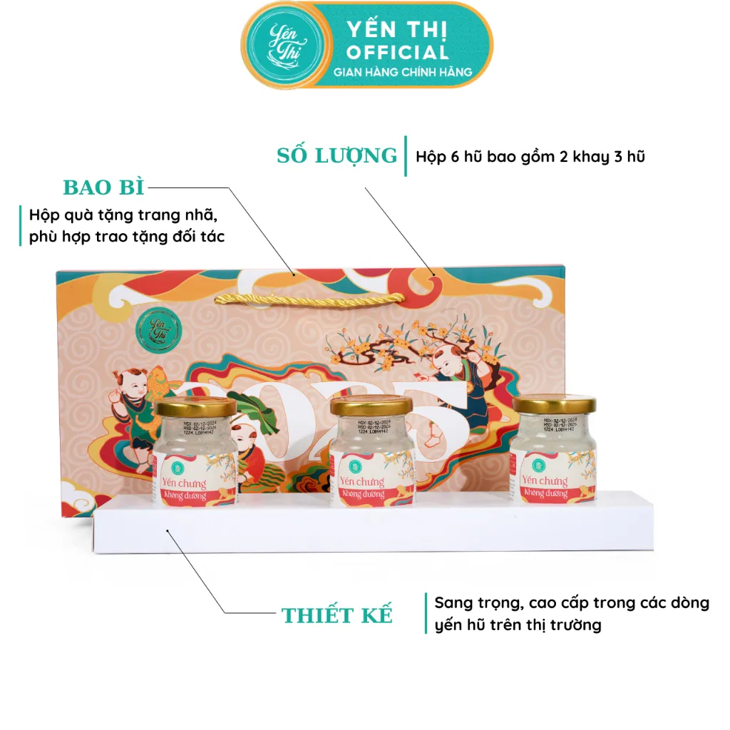 Ảnh Yến Thị - Chưng đường ăn kiêng Isomalt - Yến sào Khánh Hòa chưng sẵn - 30% yến thô 4