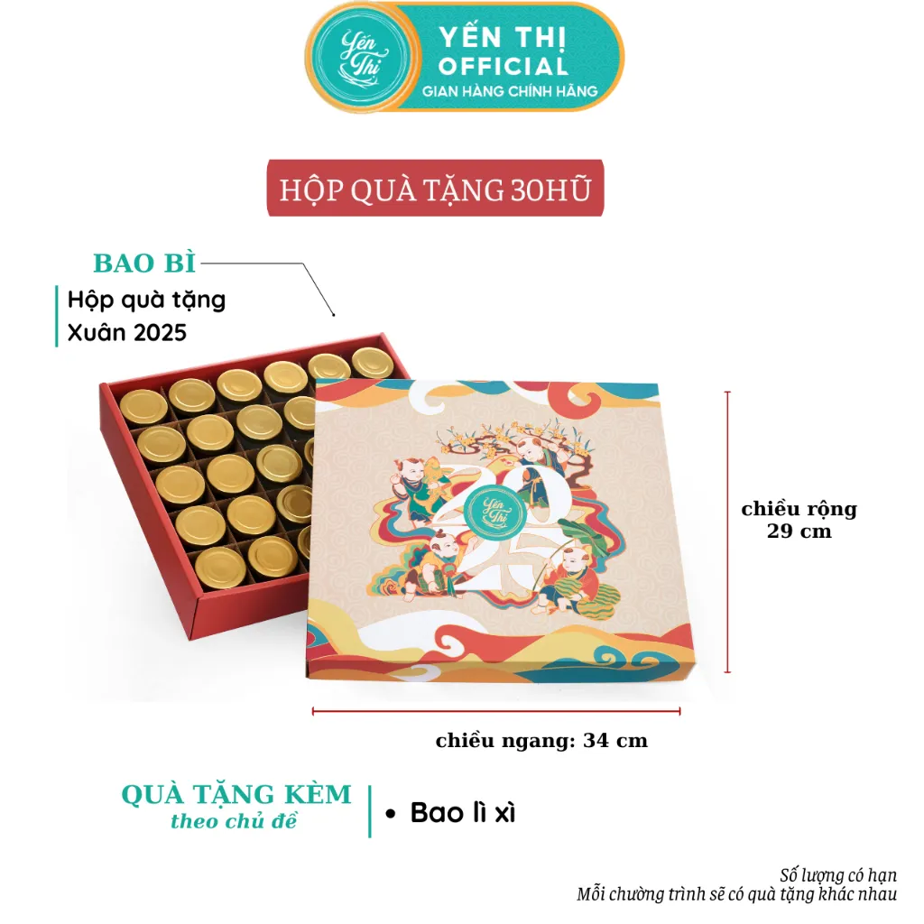 Ảnh Yến Thị - Hộp Giấy Bao Bì - Hộp Tết 2025 - Xuân 2025 3