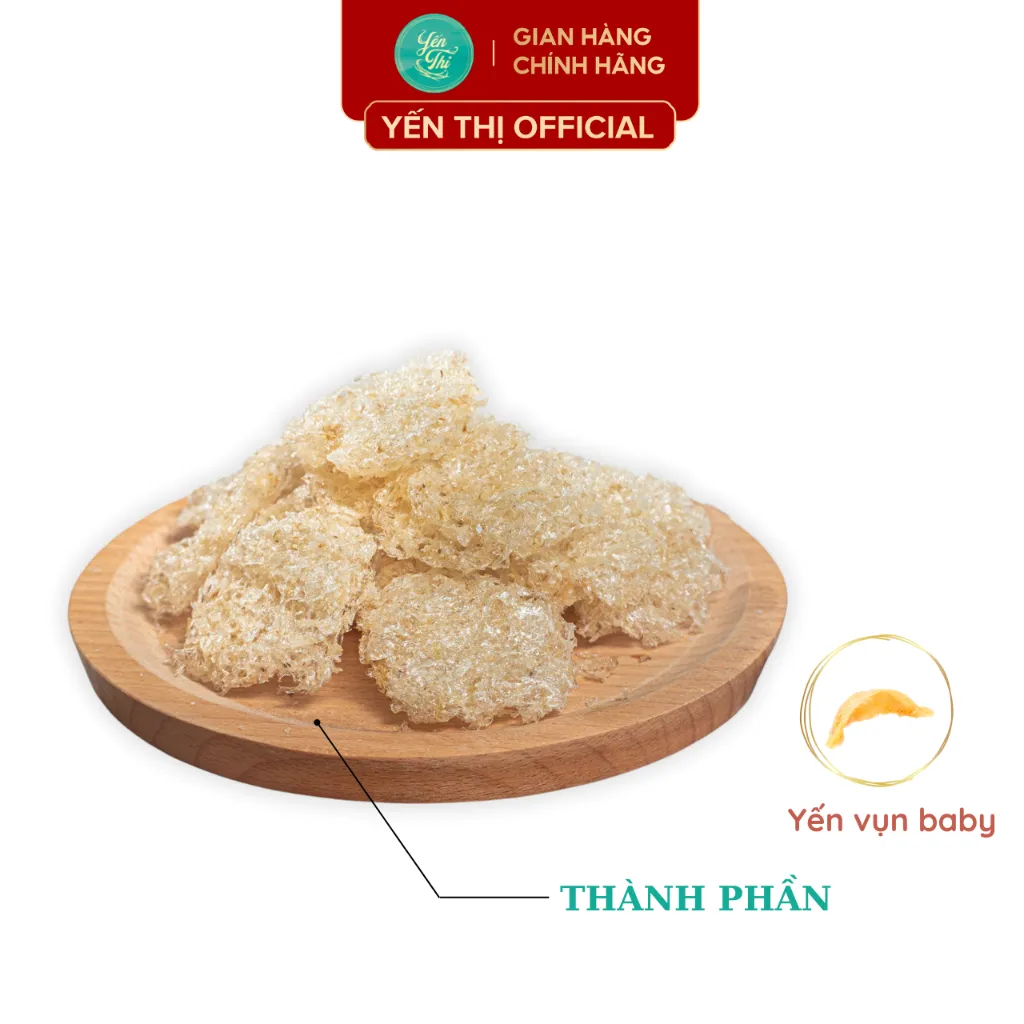 Ảnh Yến Thị - Tổ yến thô và tinh chế - nguồn gốc Khánh Hoà - Trọng lượng: 50g & 100g 1