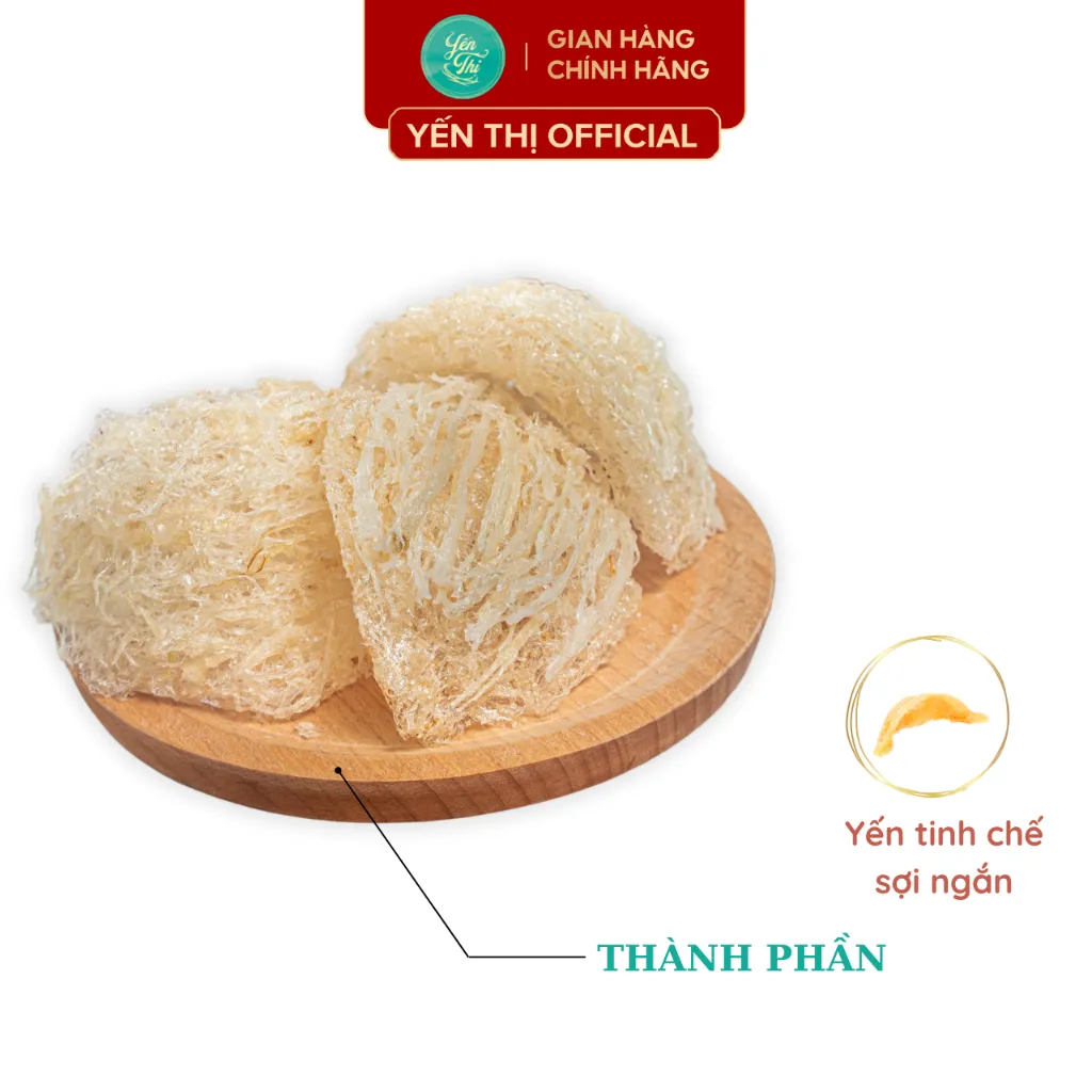 Ảnh Yến Thị - Tổ yến thô và tinh chế - nguồn gốc Khánh Hoà - Trọng lượng: 50g & 100g 2