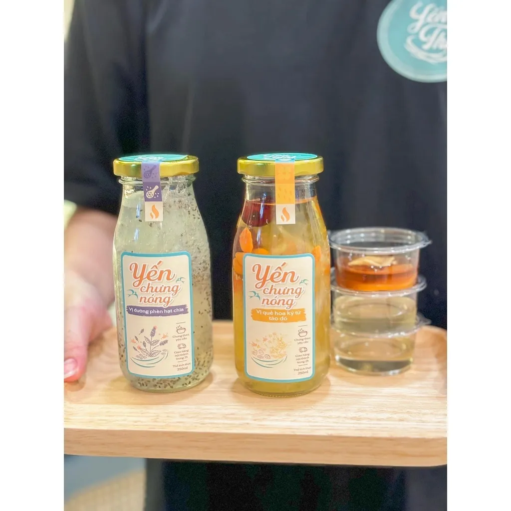 Ảnh Yến Thị - Yến tươi chưng nóng (chỉ giao hỏa tốc tại TP.HCM) - Yến sào Khánh Hòa,1 Chai 150/250/350ml 2