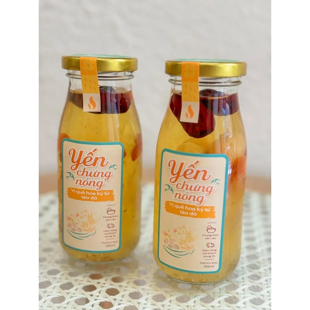 Ảnh Yến Thị - Yến tươi chưng nóng (chỉ giao hỏa tốc tại TP.HCM) - Yến sào Khánh Hòa,1 Chai 150/250/350ml 3