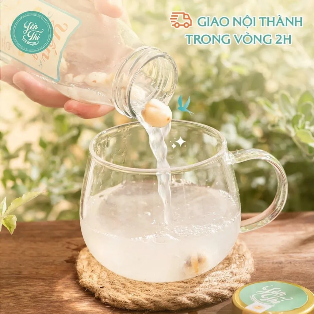 Ảnh Yến Thị - Yến tươi chưng nóng (chỉ giao hỏa tốc tại TP.HCM) - Yến sào Khánh Hòa,1 Chai 150/250/350ml 4