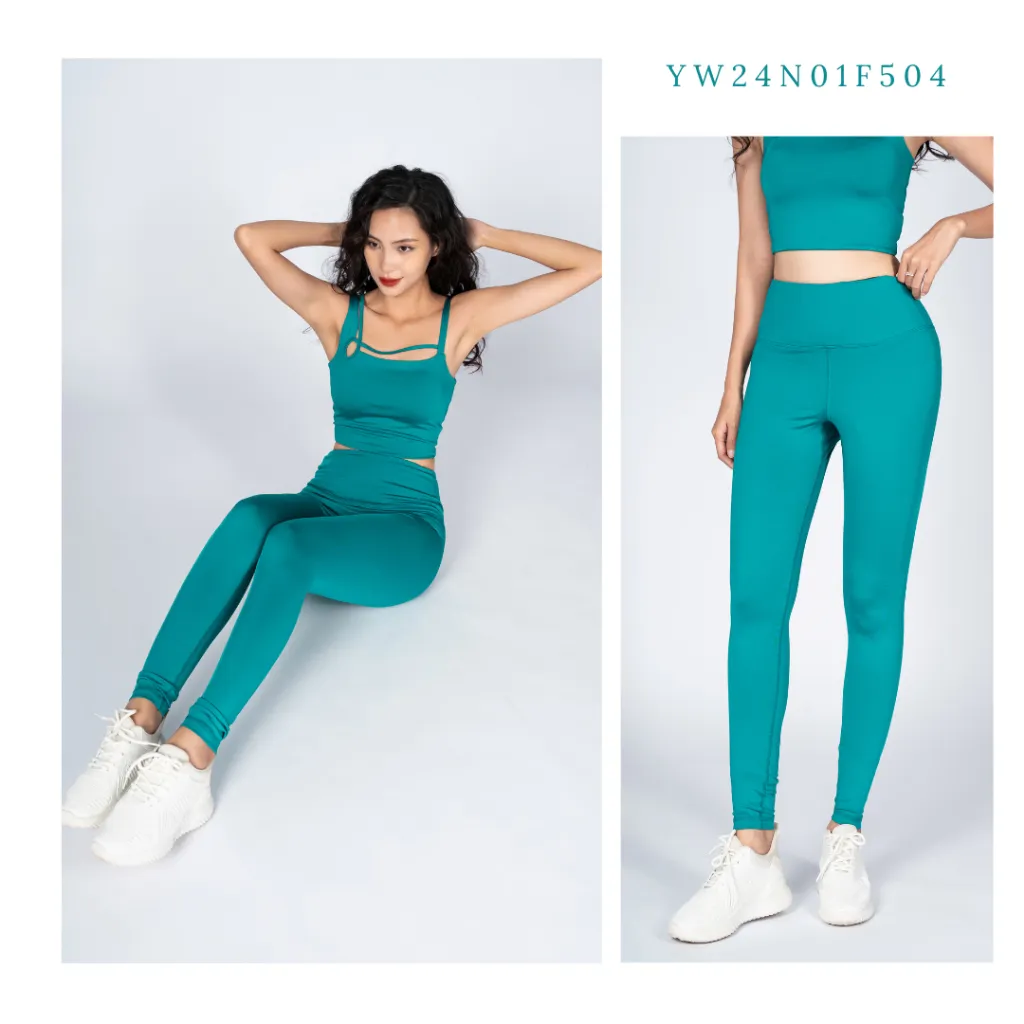 Ảnh Yowin Bộ Tập Gym Nữ, Bộ Tập Yoga Nữ YW24N01 Áo Croptop Kèm Đệm Rời & Quần Legging 3
