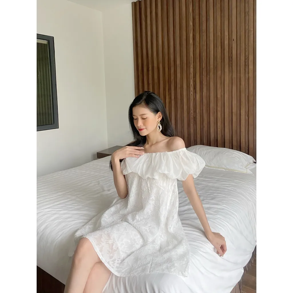 Ảnh YU CHERRY | Đầm trễ vai nữ có lót Charlotte Dress YD165 1
