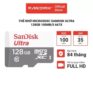 Thẻ Nhớ MicroSDHC - MicroSDXC SanDisk Ultra 32GB - 64GB - 128GB  100MB/s 667x