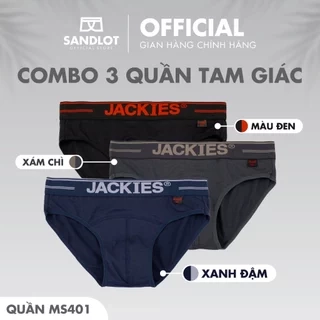 Quần Lót Nam Tam Giác Jackies Kháng Khuẩn Tốt, Độ Bền Cao, Co Dãn 4 Chiều, Phong Cách Chuẩn Hàn MS401