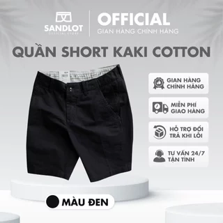 Quần Short Nam SANDLOT Thời Trang Basic Cao Cấp, Chất Vải Kaki Dày Dặn, Mềm Mịn, Thấm Hút Mồ Hôi QS01