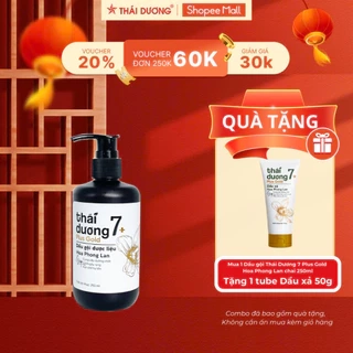 Mua 1 dầu gội Thái Dương 7 Plus (chai 250ml/ 500ml) tặng Dầu xả 7 Plus Gold 50g