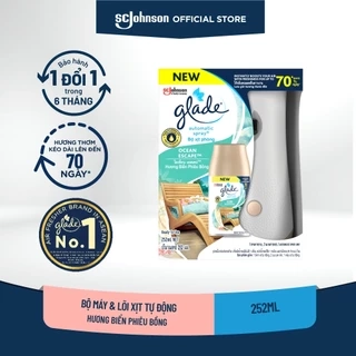 GLADE Bộ Máy & Lõi Xịt Phòng Tự Động Hương Biển Phiêu Bồng 252ml