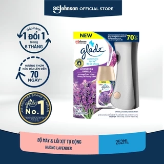 GLADE Bộ Máy & Lõi Xịt Thơm Phòng Tự Động Hương Hoa Anh Đào Lily 252ml