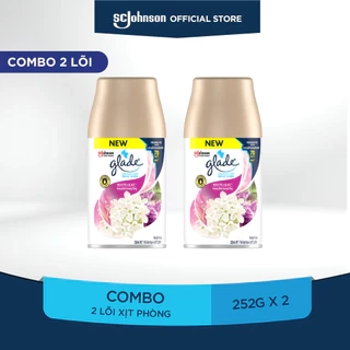 GLADE Combo 2 Lõi Xịt 252ml – Hương Đinh Hương Trắng