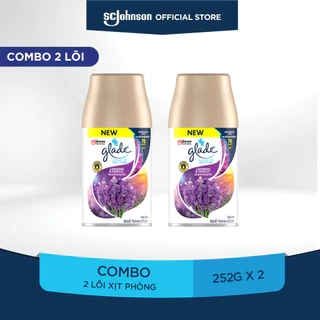GLADE Combo 2 Lõi Xịt 252ml – Hương Oải Hương & Vani
