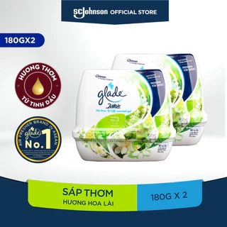 GLADE Combo 2 Sáp Thơm Hương Hoa Lài 180gx2