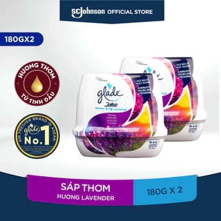 GLADE Combo 2 Sáp Thơm Hương Lavender 180gx2