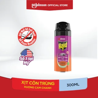 RAID Bình Xịt Côn Trùng Hương Cam Chanh 300ml - DN