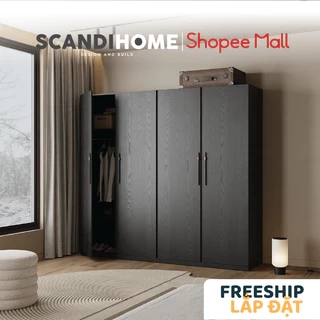 ESTELLE, Tủ quần áo WAR_131, 240x57x220cm, sản xuất bởi Scandi Home