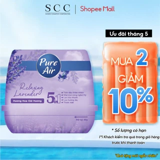 Sáp thơm khử mùi Pure Air hương lavender/cam chanh/hoa anh đào 180g