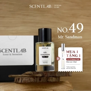 Nước hoa nam hương gỗ SCENTLAB No.49 tinh tế, cổ điển tinh dầu thơm lưu hương lâu fullsize 30ml