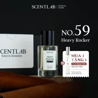 Nước hoa nam SCENTLAB No.59 Heavy Rocker Man tinh dầu thơm lâu, lưu hương 8h mini 10ml, mùi hương phong trần, nam tính