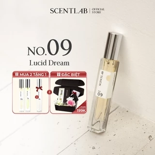 Nước hoa nữ SCENTLAB No.09 Lucid Dream tinh dầu thơm lâu, lưu hương 8h đằm thắm, quý phái, mini 10ml