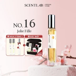 Nước hoa nữ SCENTLAB No.16 mùi Goodgirl - Jolie Fille lưu hương 8h mùi hương ngọt ngào, tinh dầu thơm lâu, mini 10ml