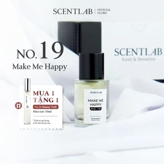 Nước hoa nữ SCENTLAB no.19 Make Me Happy hương trái cây mĩ hoa thanh lịch lưu hương lâu fullsize 30ml