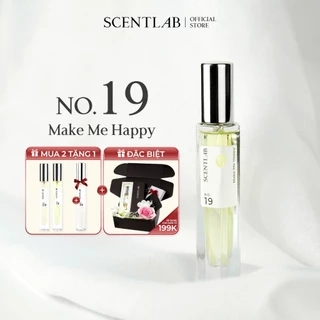 Nước hoa nữ SCENTLAB No.19 hương trái cây mix hoa Make Me Happy tinh dầu thơm lâu lưu hương 8h tiểu thư mini 10ml