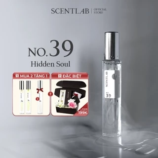 Nước hoa nữ SCENTLAB No.39 mùi hương nhẹ nhàng Hidden Soul tinh dầu thơm lâu, hương hoa cỏ mini 10ml