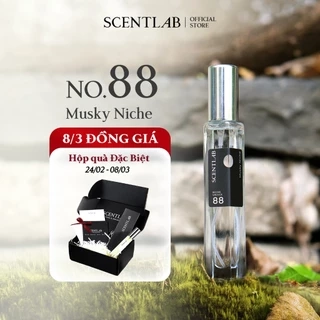 Nước hoa unisex SCENTLAB No.88 hương cỏ xanh Noble Musky Niche tinh dầu thơm lâu thanh lịch, tươi mát mini 10ml