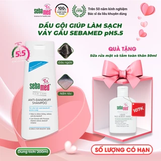 Dầu gội giúp giảm gàu Sebamed Hair Care Anti-Dandruff Shampoo pH5.5 (200ml)